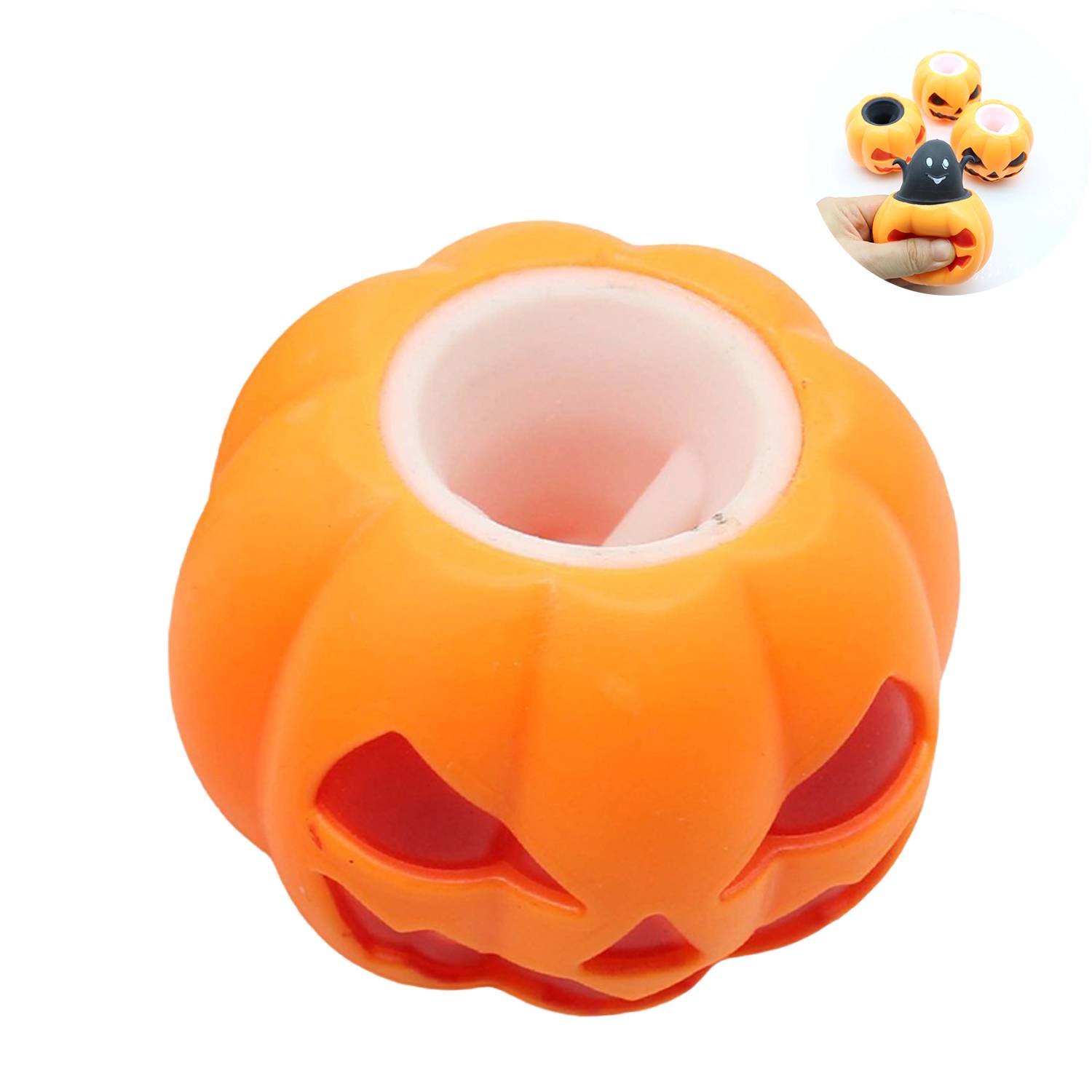TPR Halloween Spooky Pumpkin Stress Reliever Toys 2
