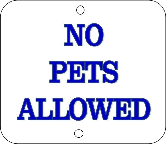 24" x 24" Custom Cut Vinyl .063" Aluminum Signs w/ Holes 1