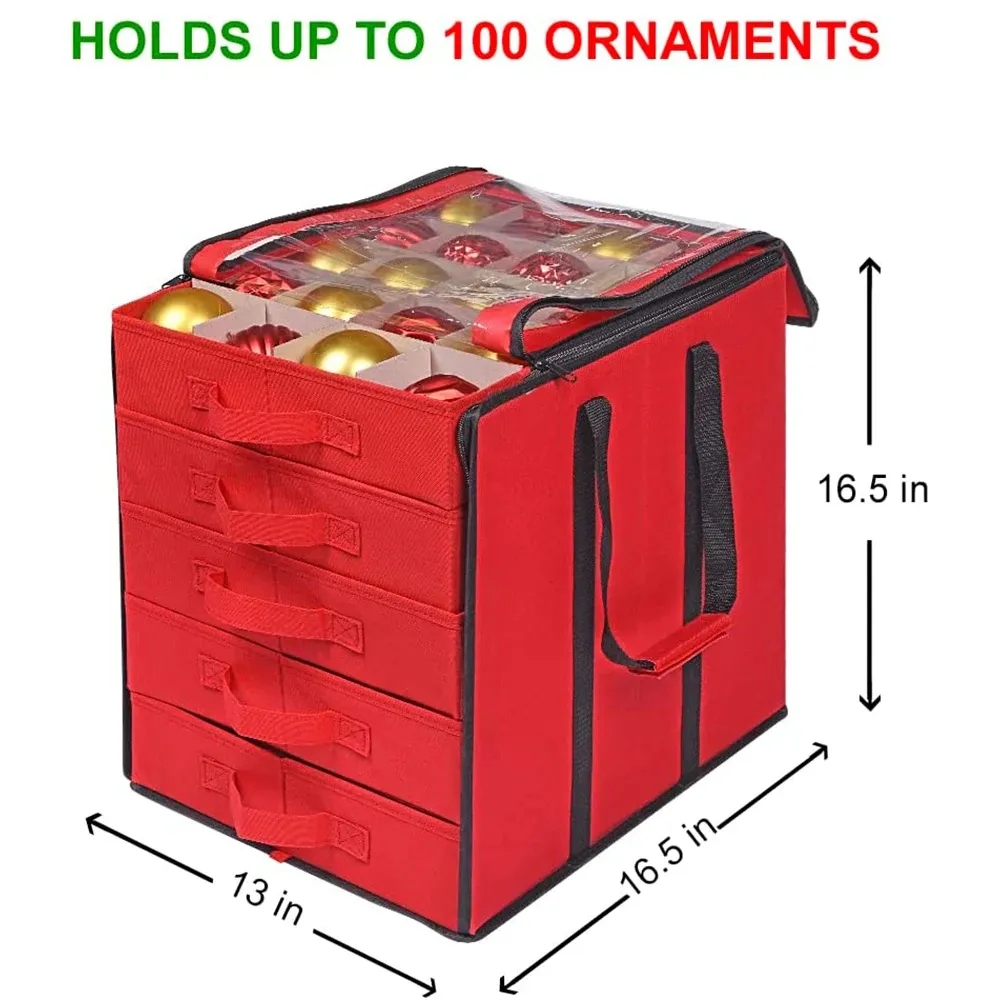 Custom Foldable Christmas Gift Decoration Storage 2