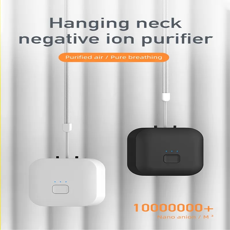 Mini Usb Necklace Air Purifier With Negative Ionizer 2