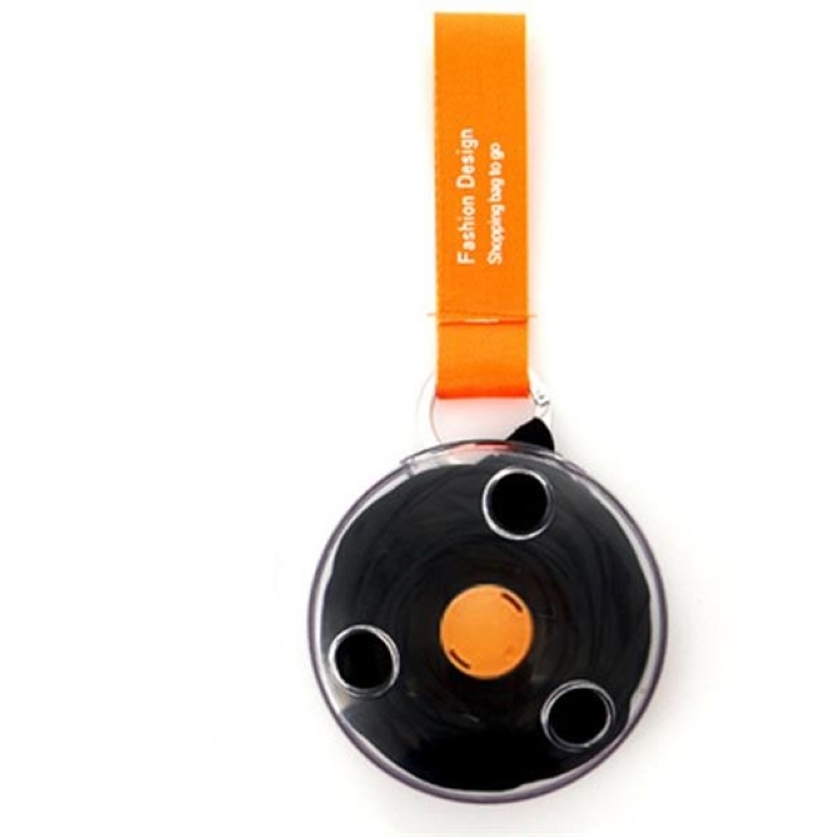 Folding telescopic small disc shopping bag 3