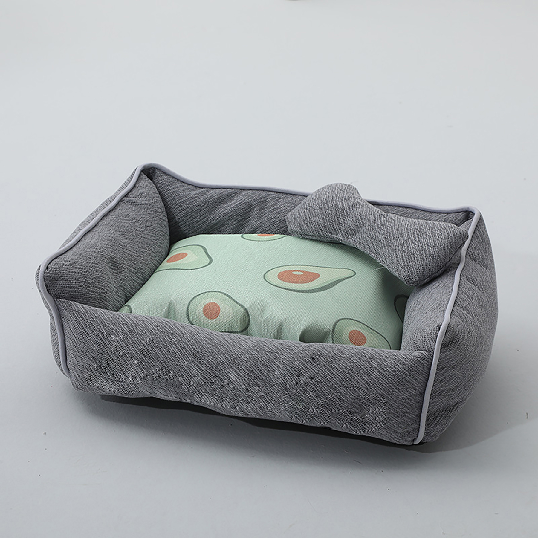 Rectangle Pet Nest Classical Puppy Cat Bed 5