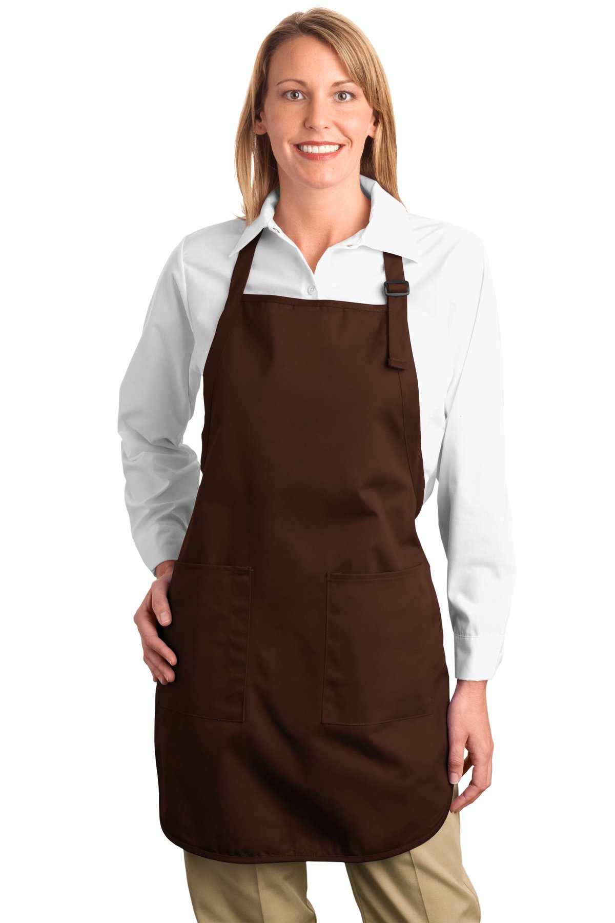 Port Authority Full-Length Apron with Pockets. A500 85