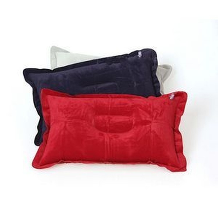 Inflatable Travel Pillow with Soft Fabric Cover 2