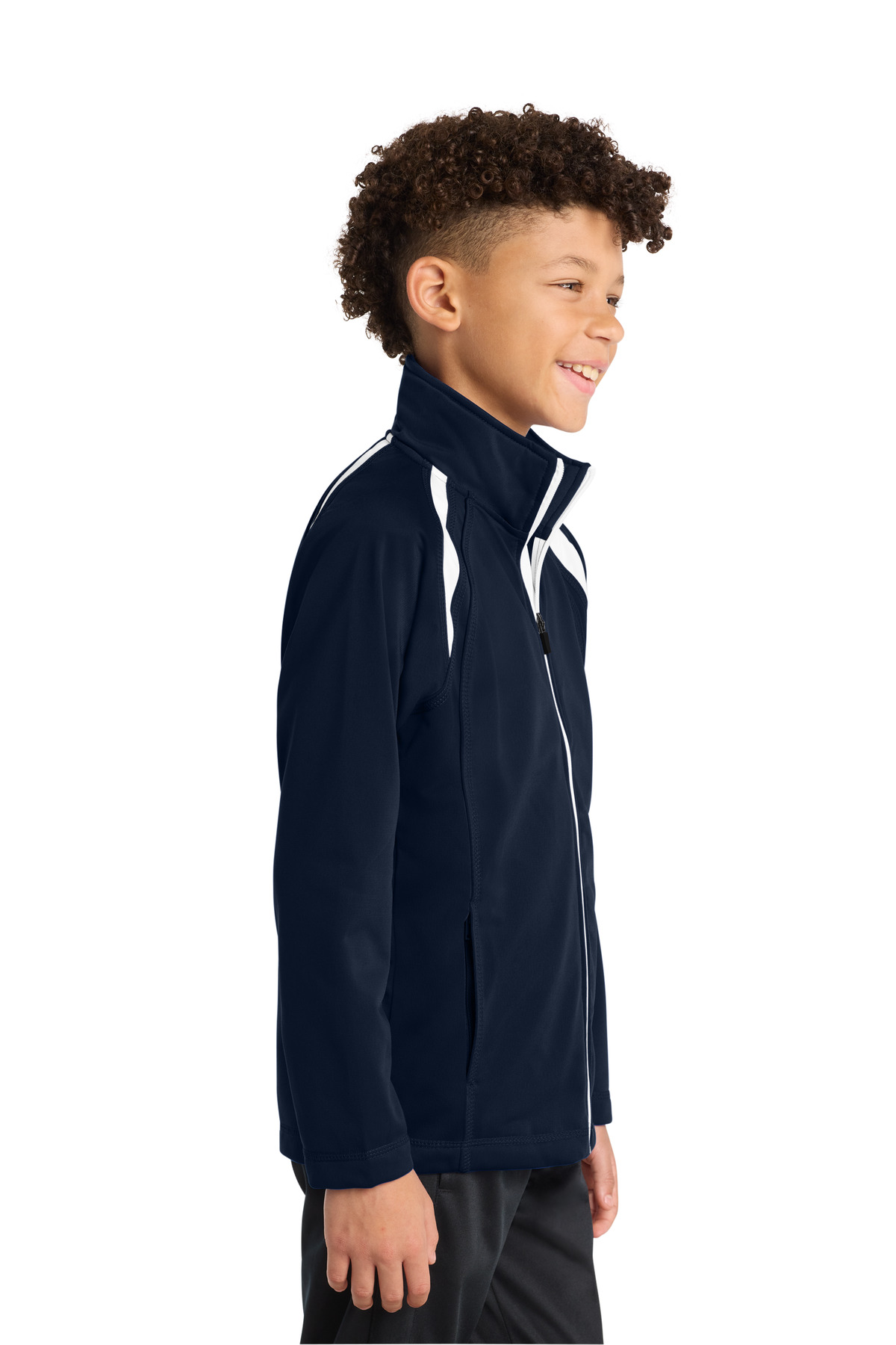 Sport-Tek Youth Tricot Track Jacket. YST90 16