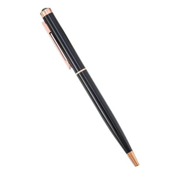 Diamond Top Slim Twist Metal Ballpoint Pen 6