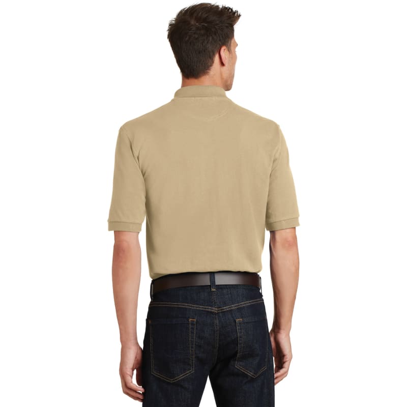 Port Authority Heavyweight Cotton Pique Polo With Pocket. 18
