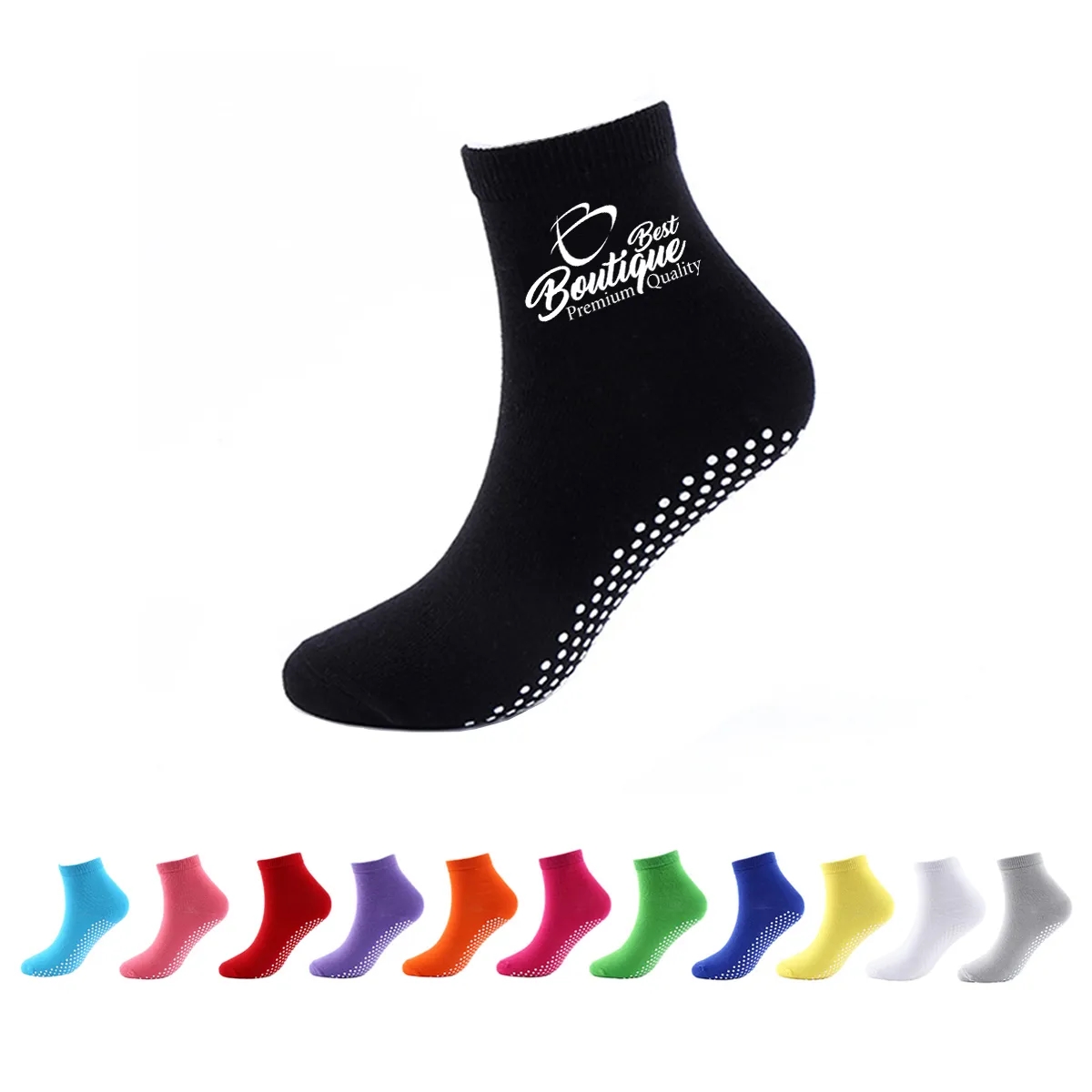 Custom Nice High quality  Anti-Skid Pilate Grip Yoga Socks 1