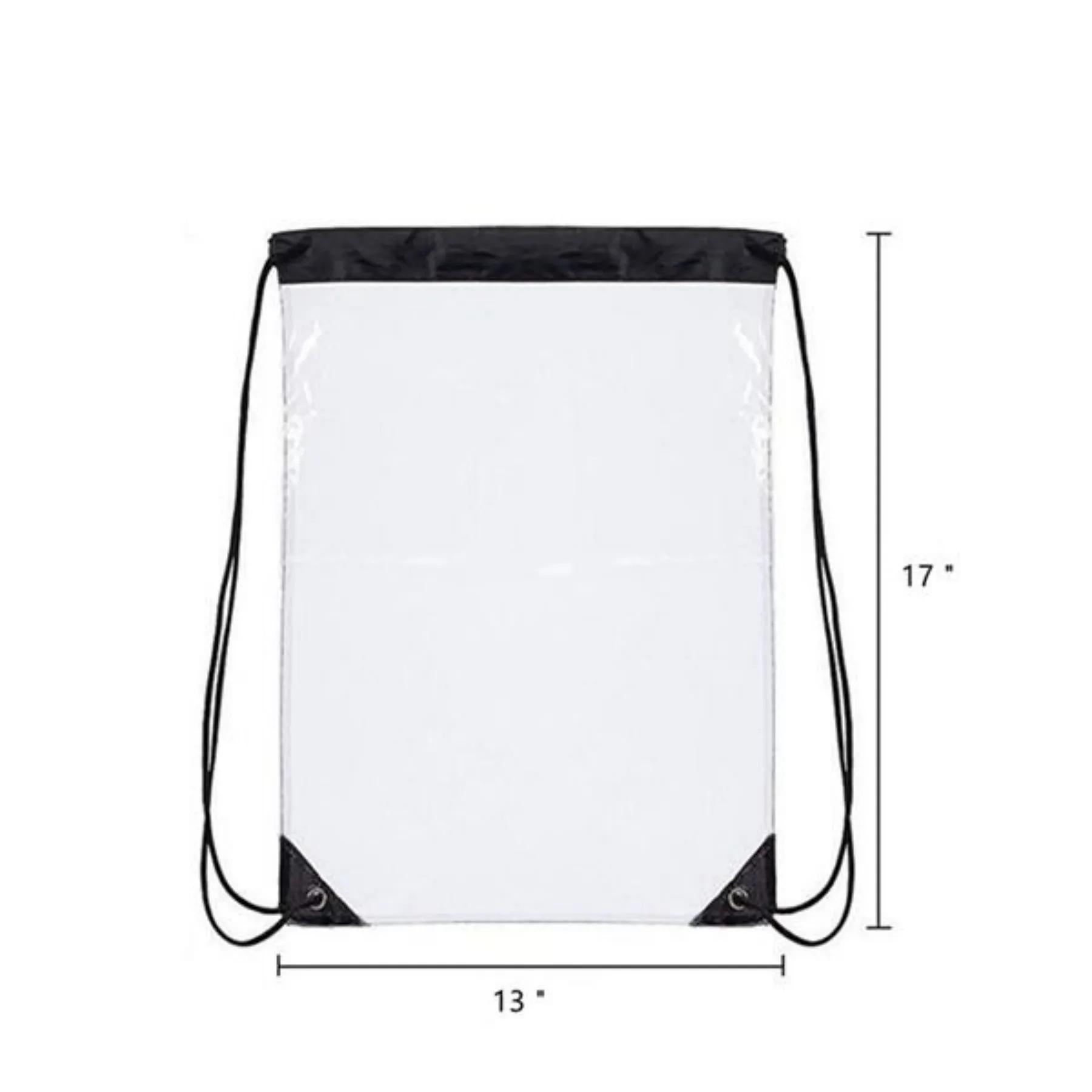 Transparent PVC Drawstring Bag 2
