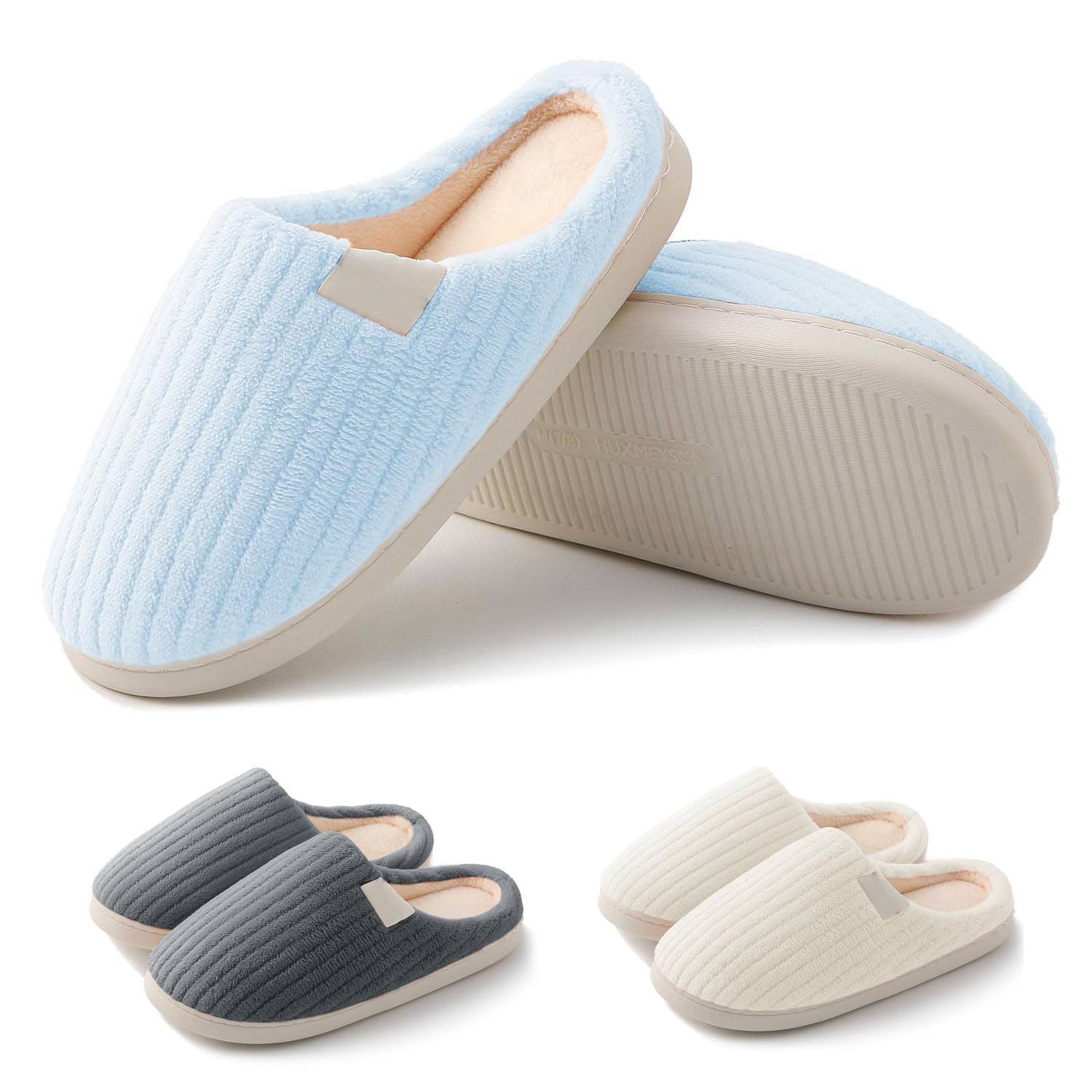 Unisex Indoor Thick Sole Non-Slip Cotton Slipper 7