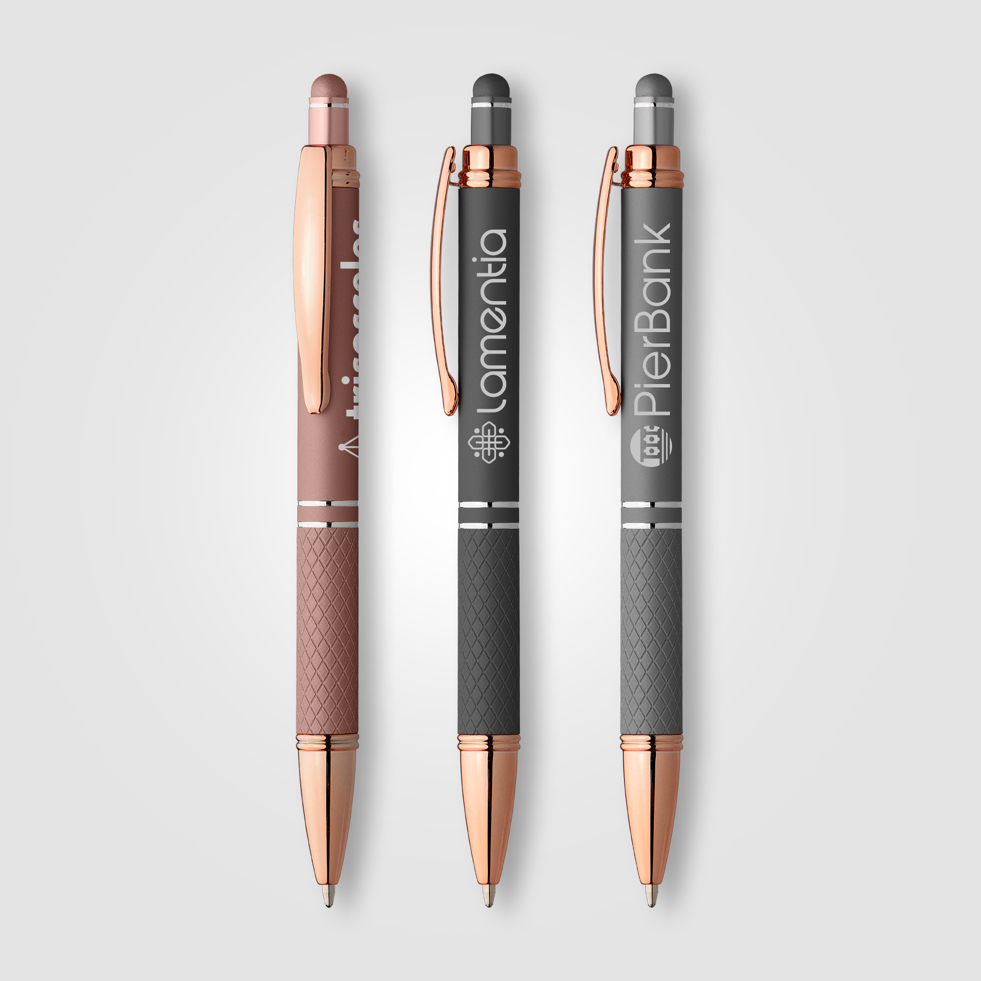 Phoenix Softy Rose Gold Gel Pen w/Stylus 7