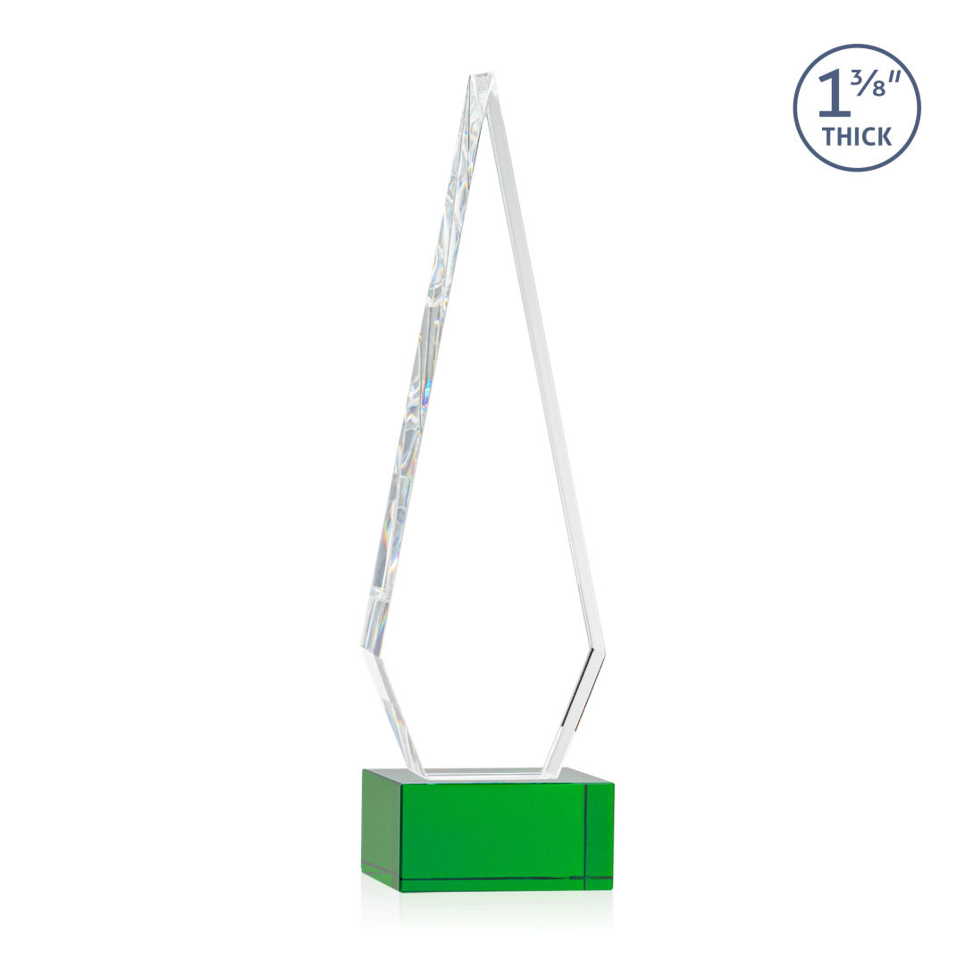 Springfield VividPrint™ Award on Hancock Base - Green 2