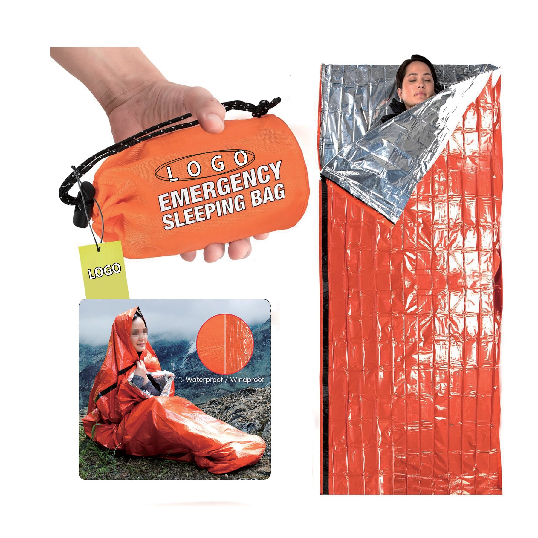 Emergency Sleeping Bag for Survival Gear 3