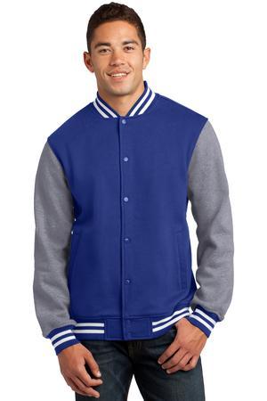 Fleece Letterman Jacket