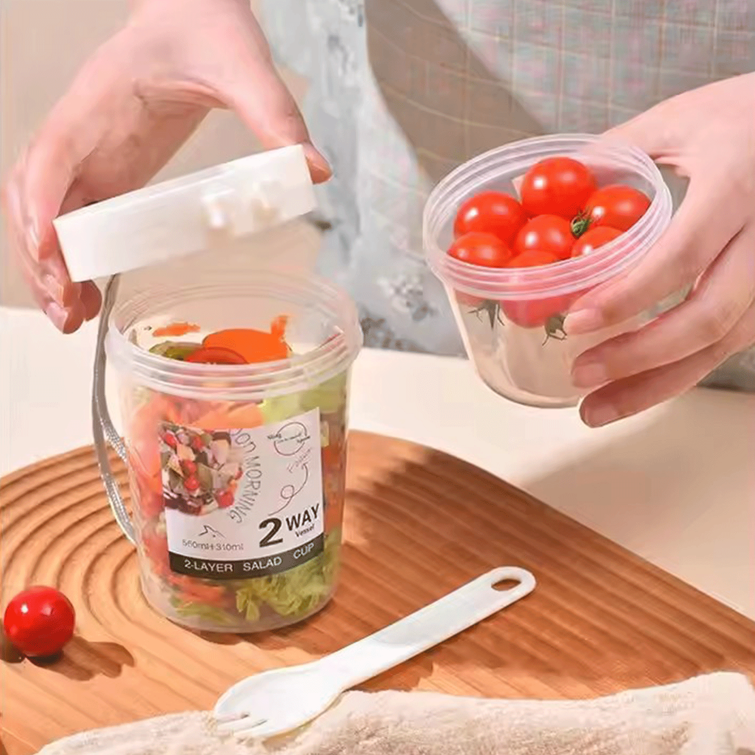 27oz Salad Cup Container Set 19