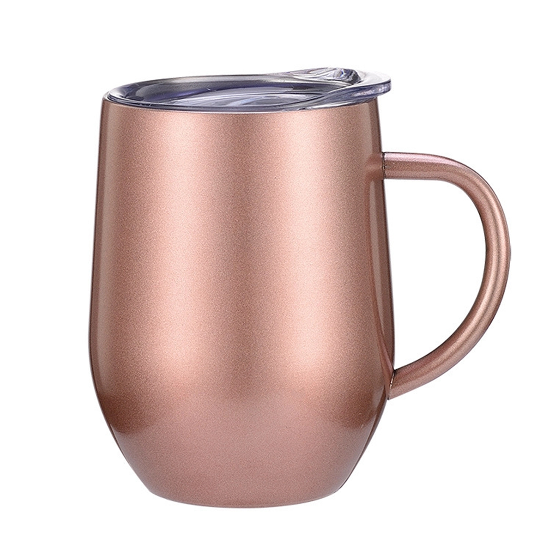 12oz Stainless Steel Mug with Lid and Handle 12