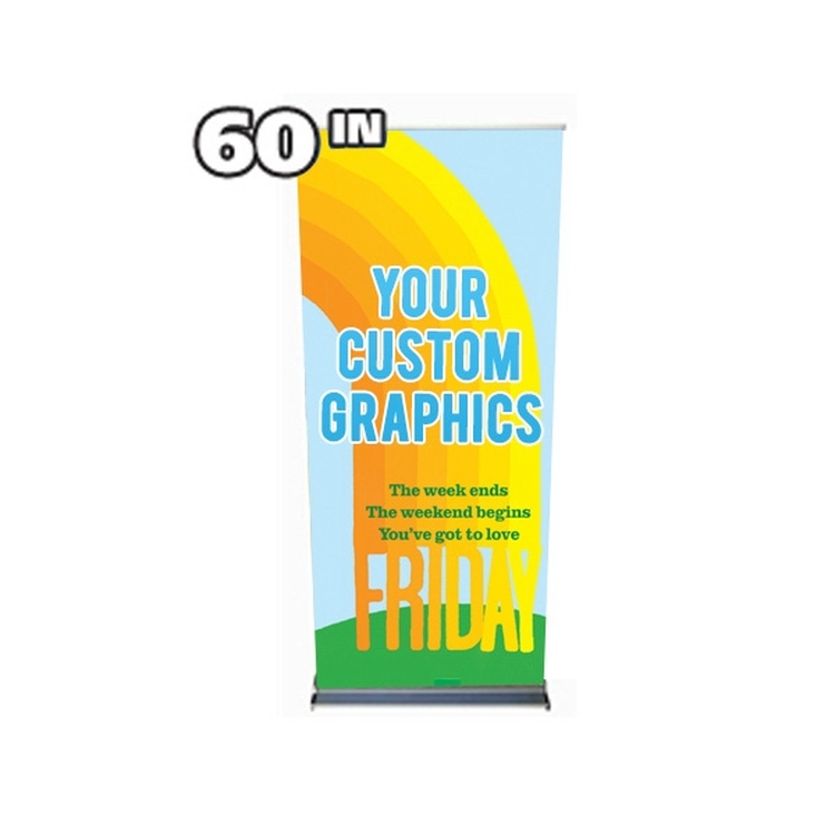 KingStep Retractable Banner 60inx72in Graphic 2