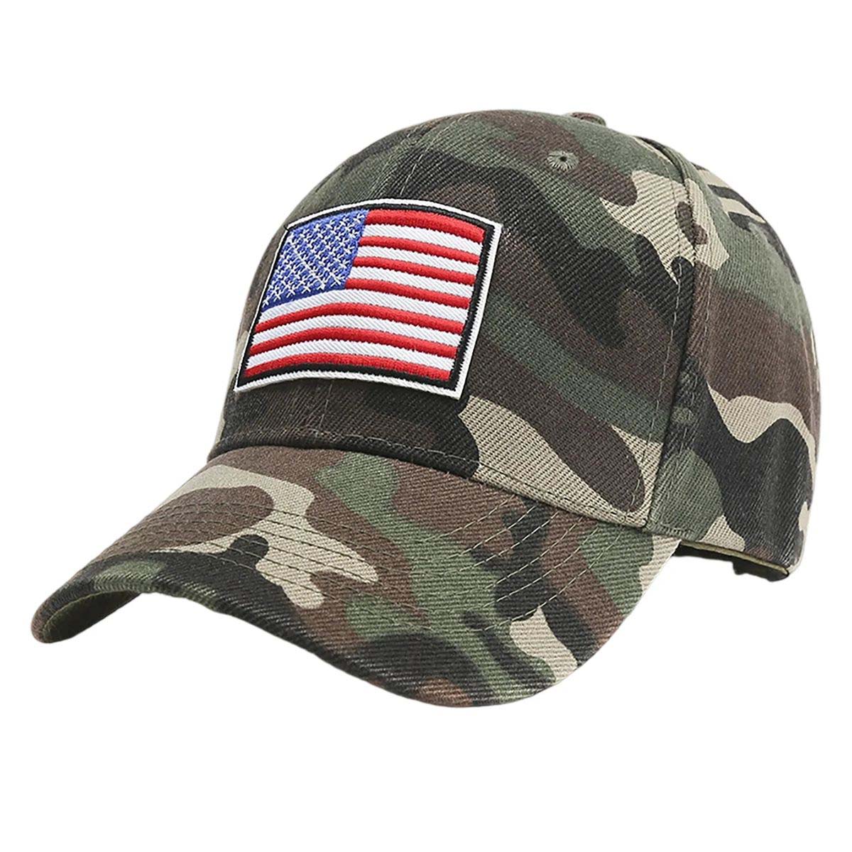 Adjustable American Flag Cap for Outdoor Wear 8