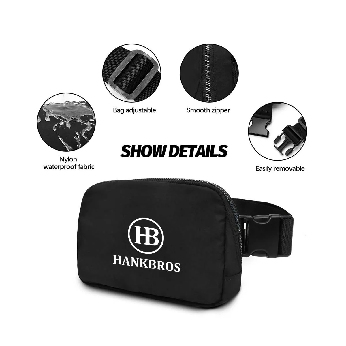 Unisex Fanny Pack Crossbody Bags 2