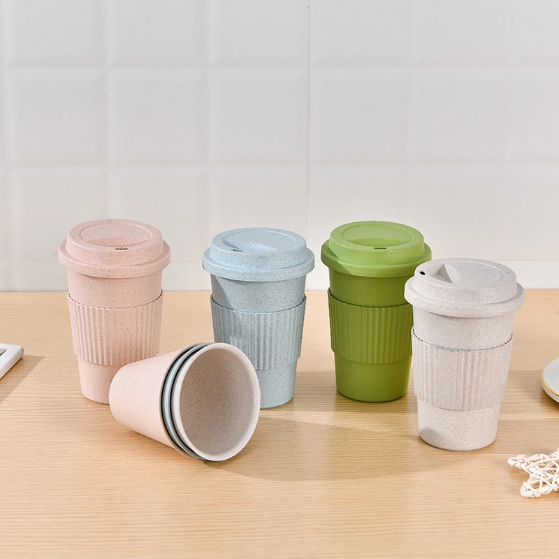 Custom Wheat Fiber Coffee  Travel Tumbler 6