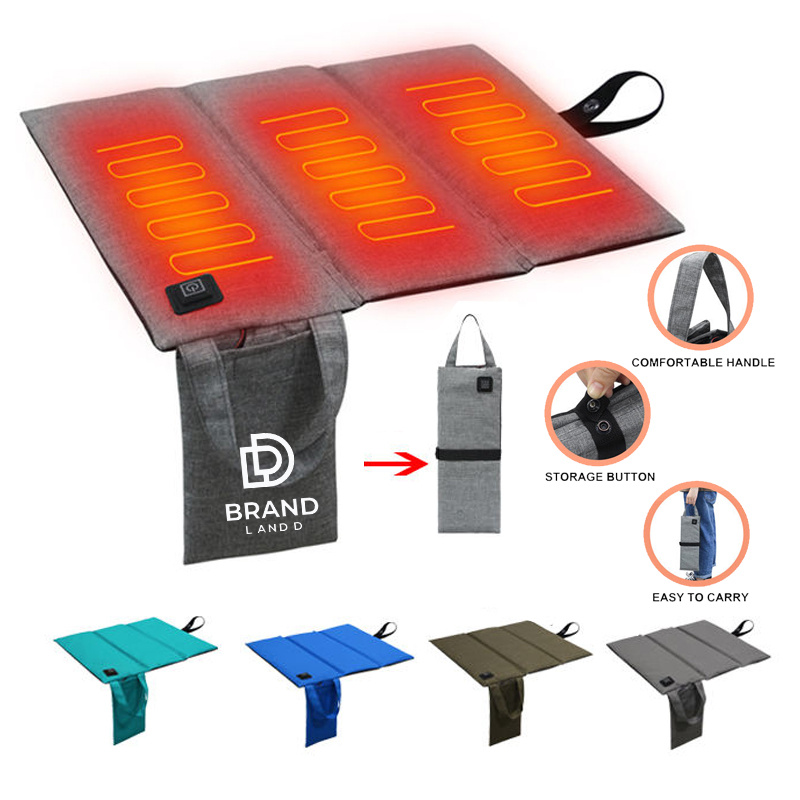 Portable Outdoor Lightweight Folding Heating Stadium Seat Cushion 6