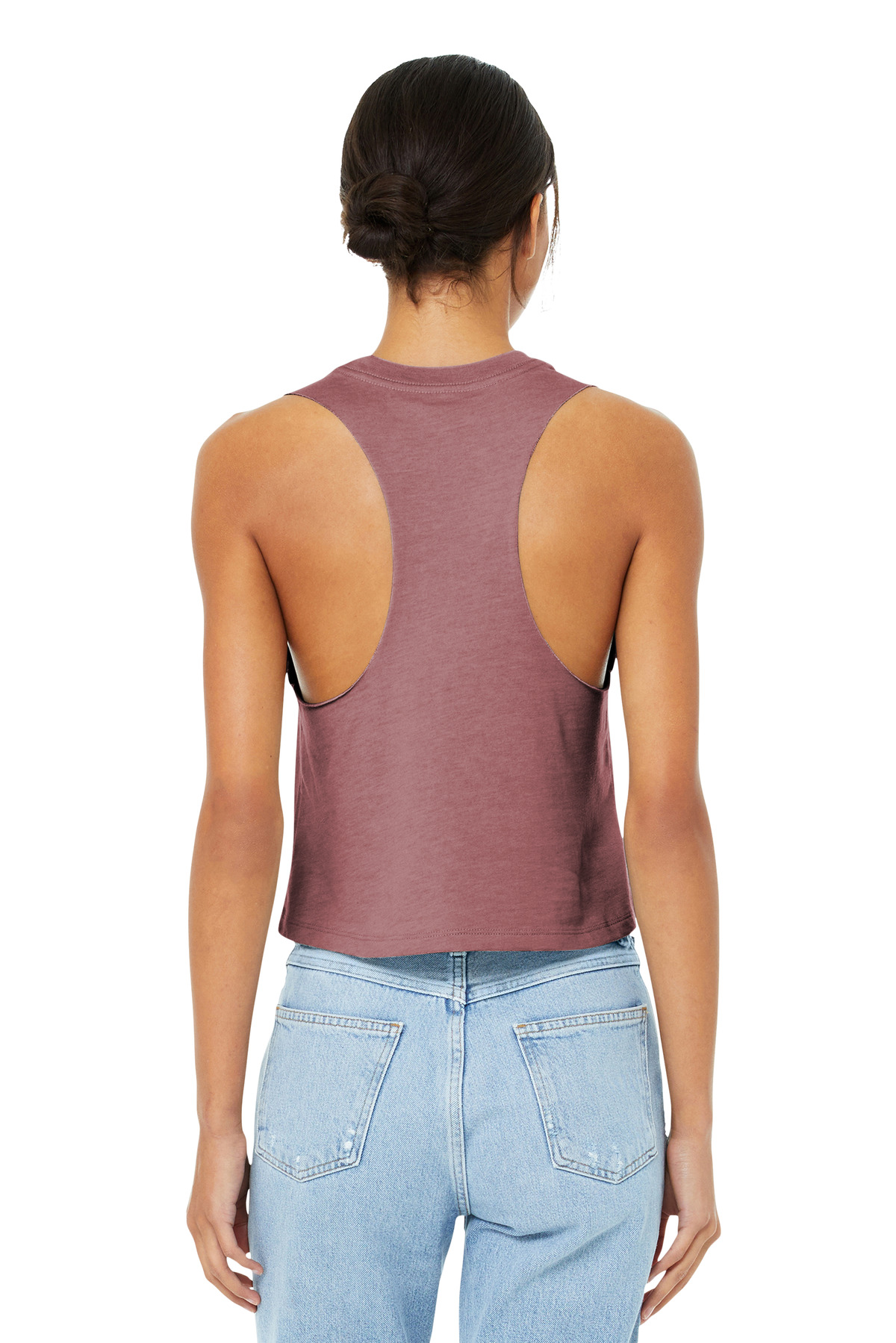 BELLA+CANVAS Women's Racerback Cropped Tank. BC6682 40