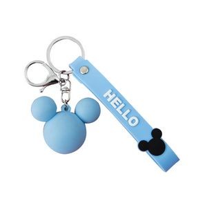 Charming PVC Mouse Keychain With Key Ring Attachment 9