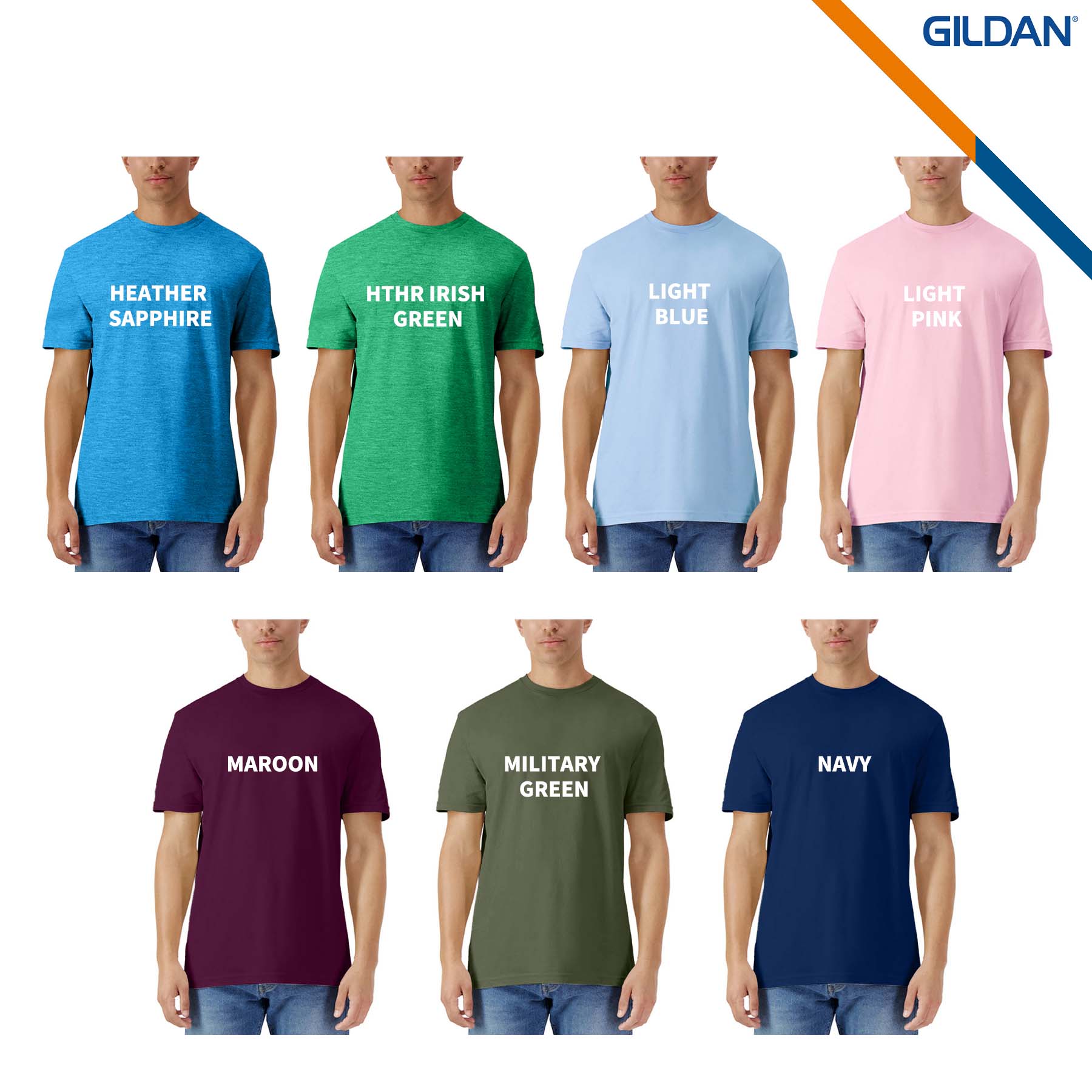 Gildan® 4.45 OZ. Unisex Light Cotton T-Shirt 5