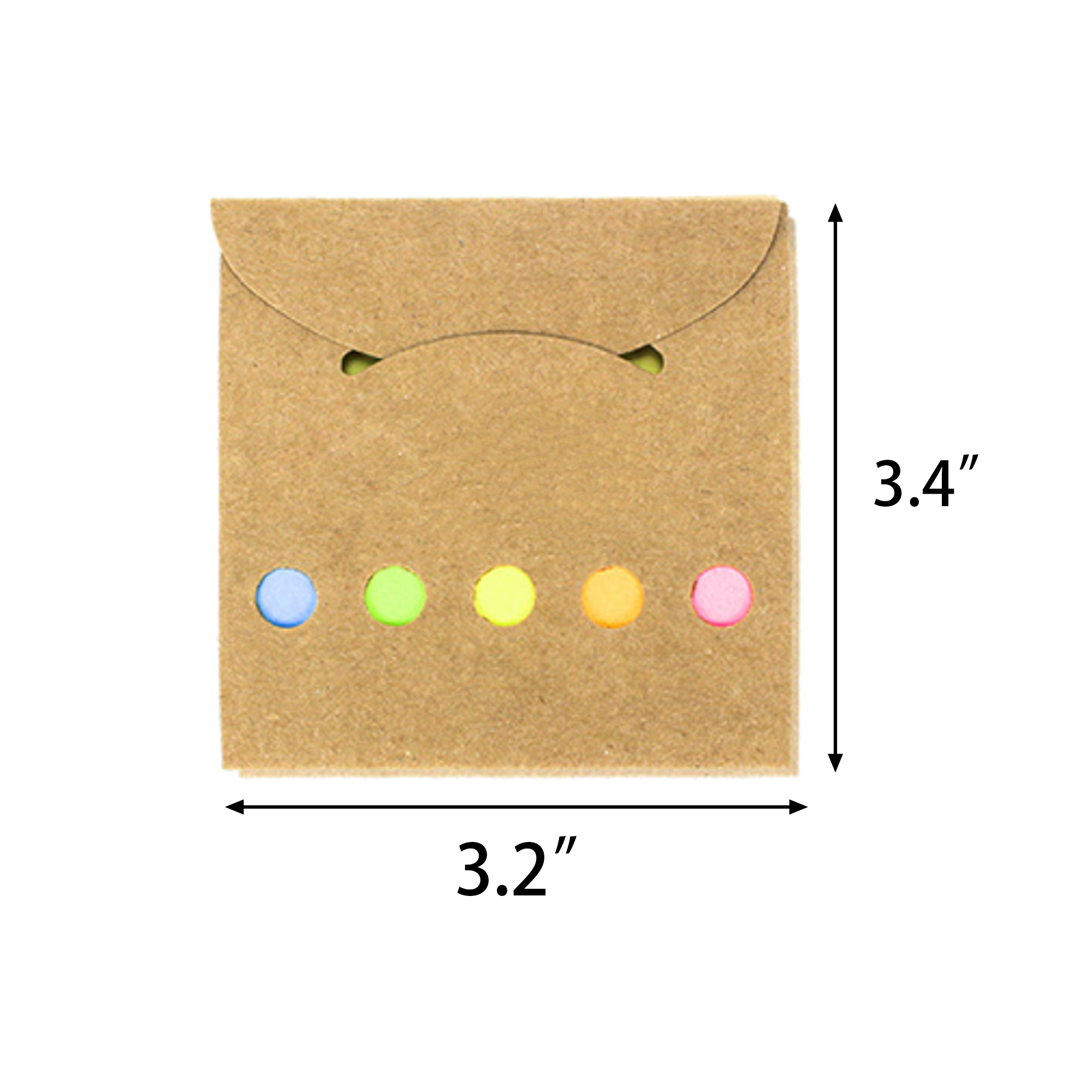 Colorful Note Pads Wrapped in Kraft Paper 3