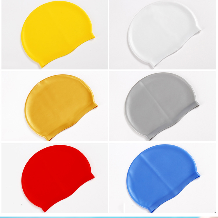 Adult swimming cap with customizable marking 2