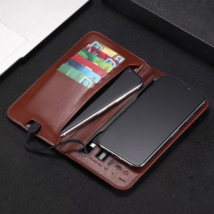 Leather Wallet and Smartphone Charge 6