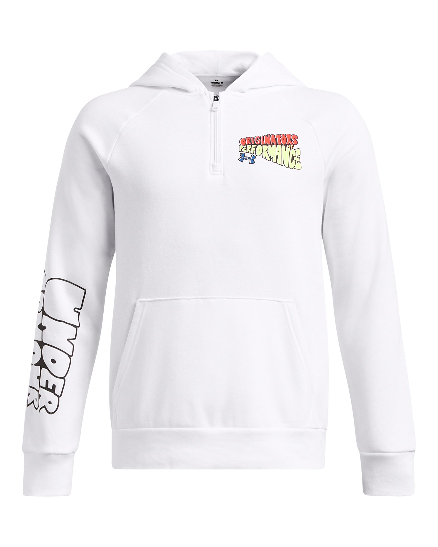 UA Rival Fleece Sketch Pack Boys'  Zip Hoodie, custom hoodie or sweatshirt with logo imprint 4