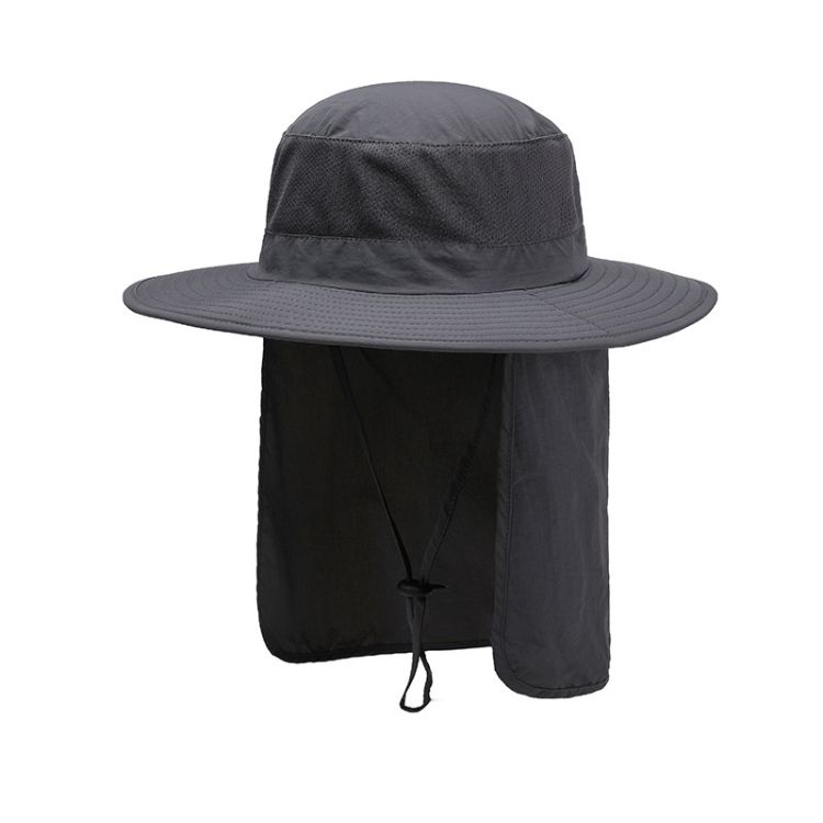 Mesh Sun Hat Wide Brim with Neck Flap 3