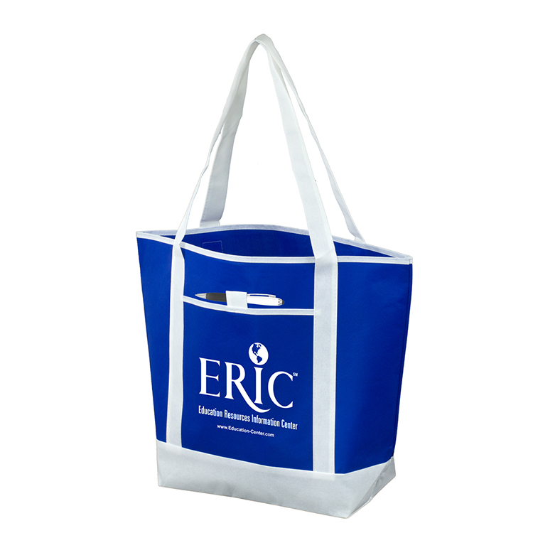 17-1/2"W x 13-1/2"H x 6"Gusset - "THE LIBERTY" Corporate, Travel and Beach Tote Bag 19