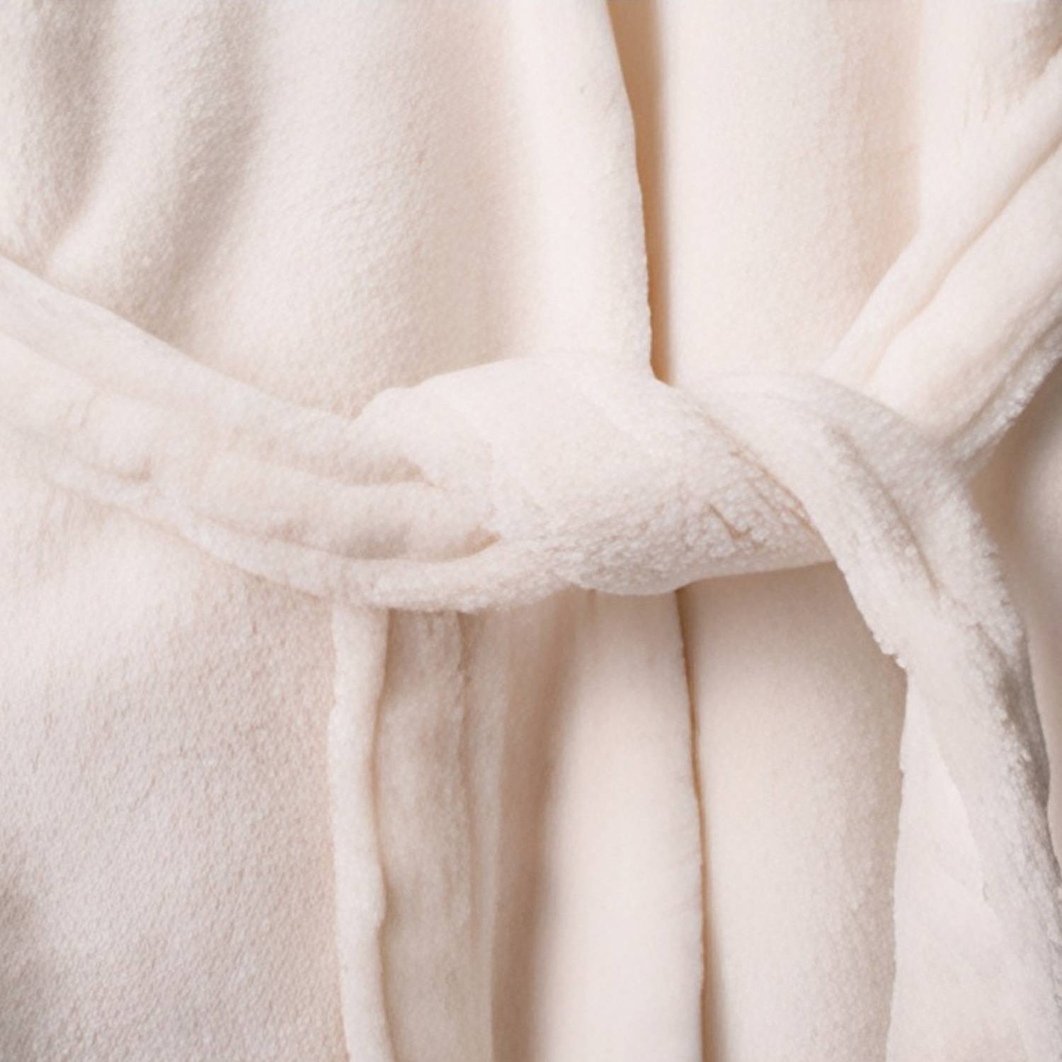 Kids Coral Fleece Hooded Bathrobe 5