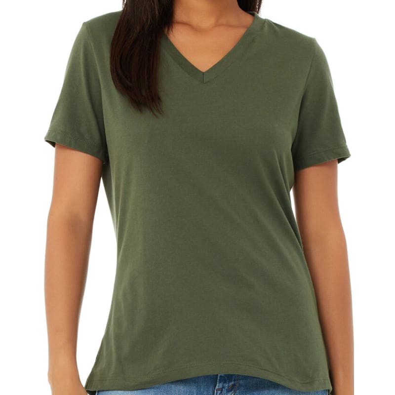 Bella Missys Relaxed Jersey Short-Sleeve V-Neck T-Shirt 15