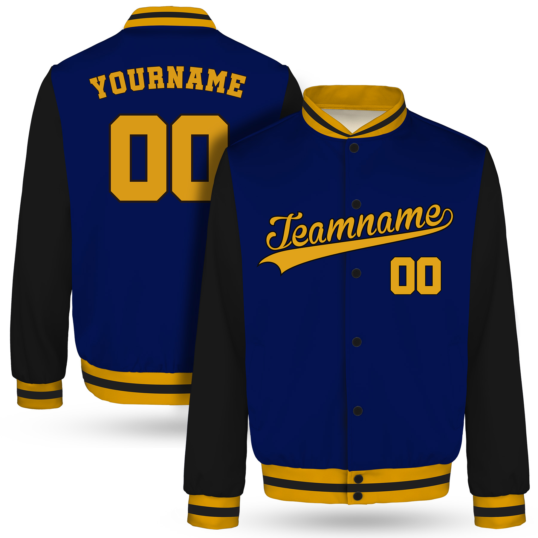 Custom Personalized Varsity Jacket(Full Color Dye Sublimated) 9