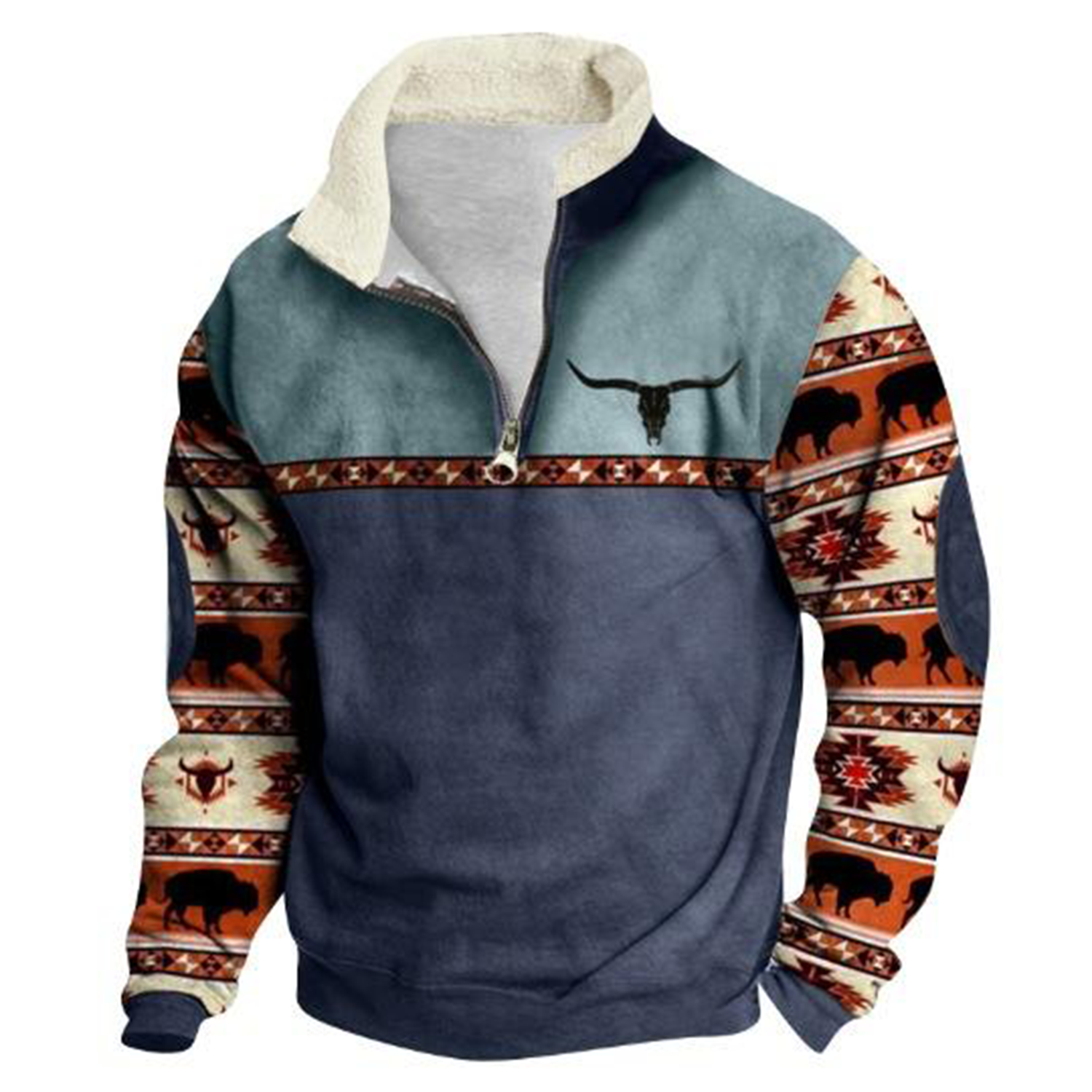 Vintage Long Sleeve Zipper Jacket 5