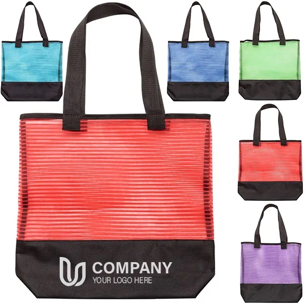 Waikiki Mesh Tote Bag -15x15x4.5 4