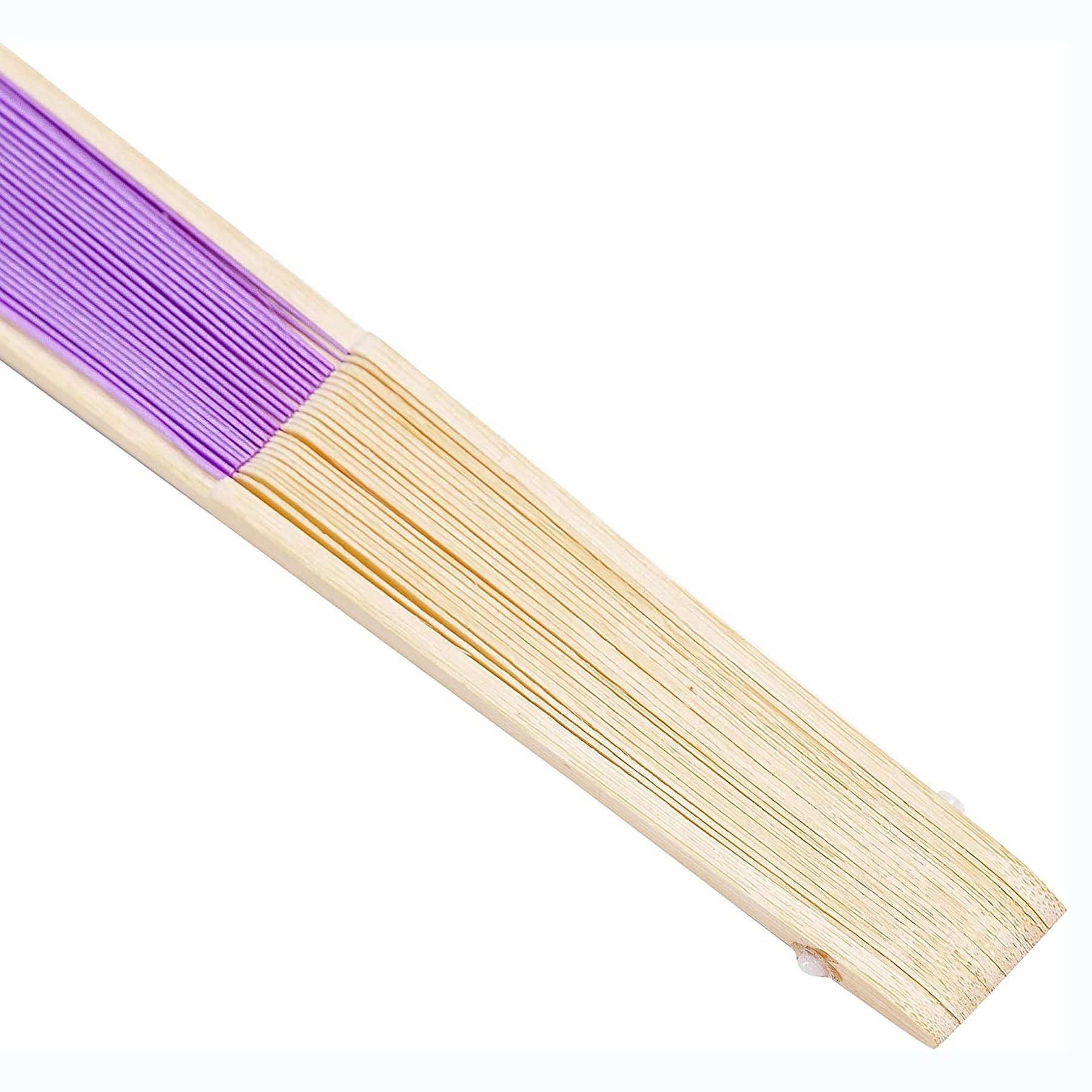 Fabric Bamboo Folding Hand Fan 4