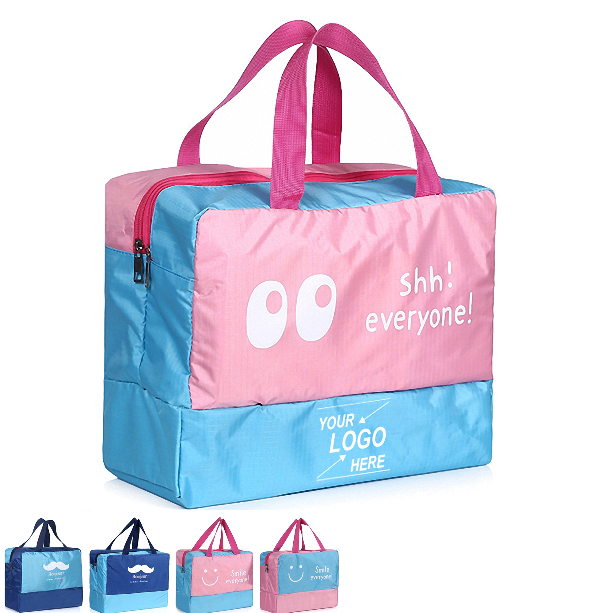 Waterproof Beach and Swim Bag with Wet/Dry Compartments 2