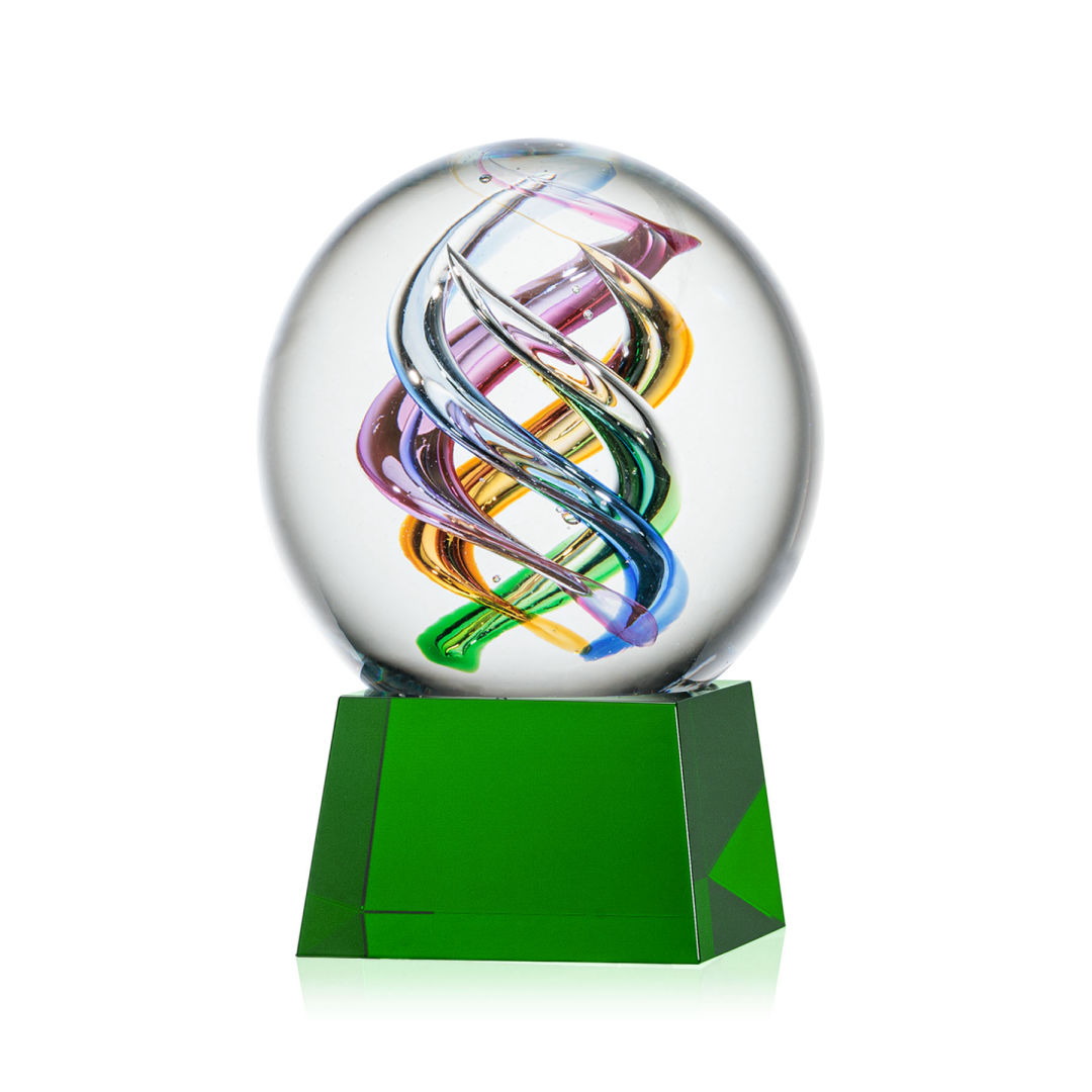 Galileo Award on Robson Base - Green 10