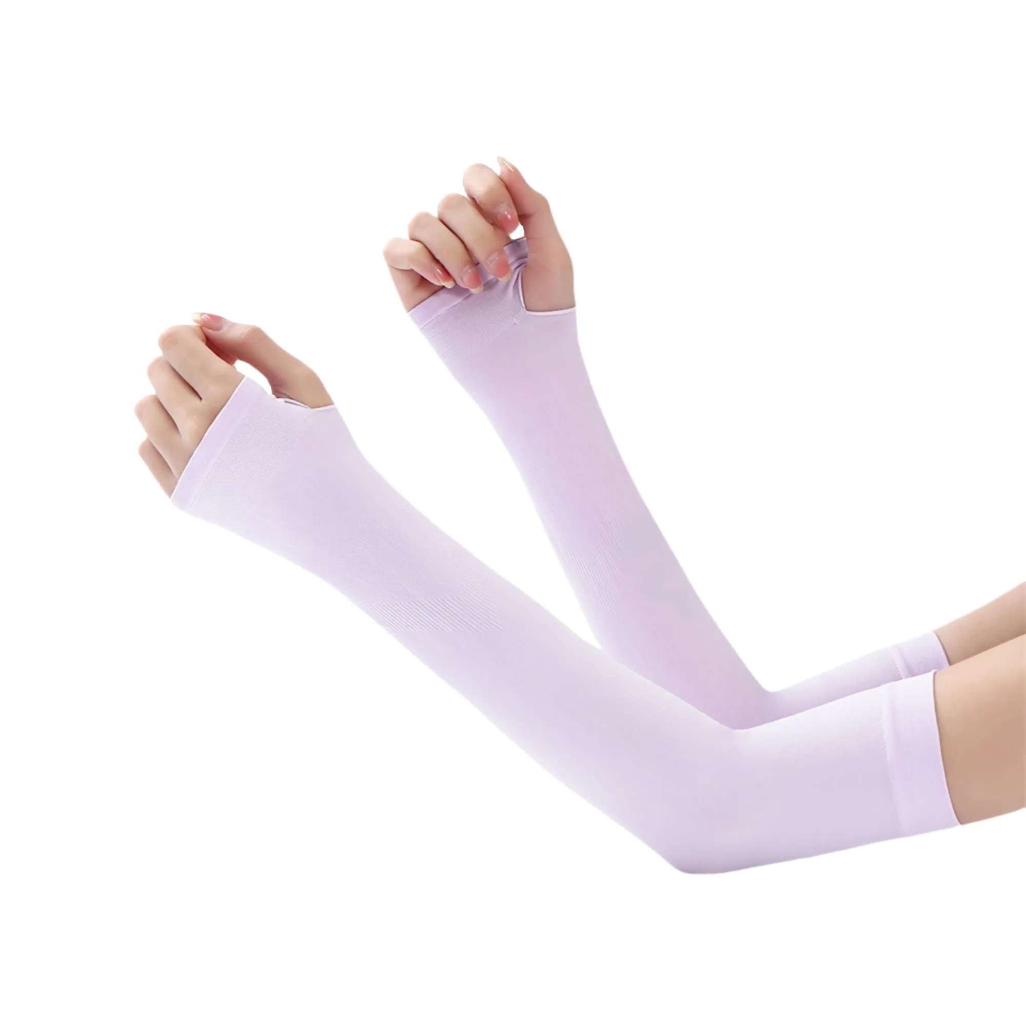 Ice Silk Cooling Exercise Sunscreen Arm Sleeve 8