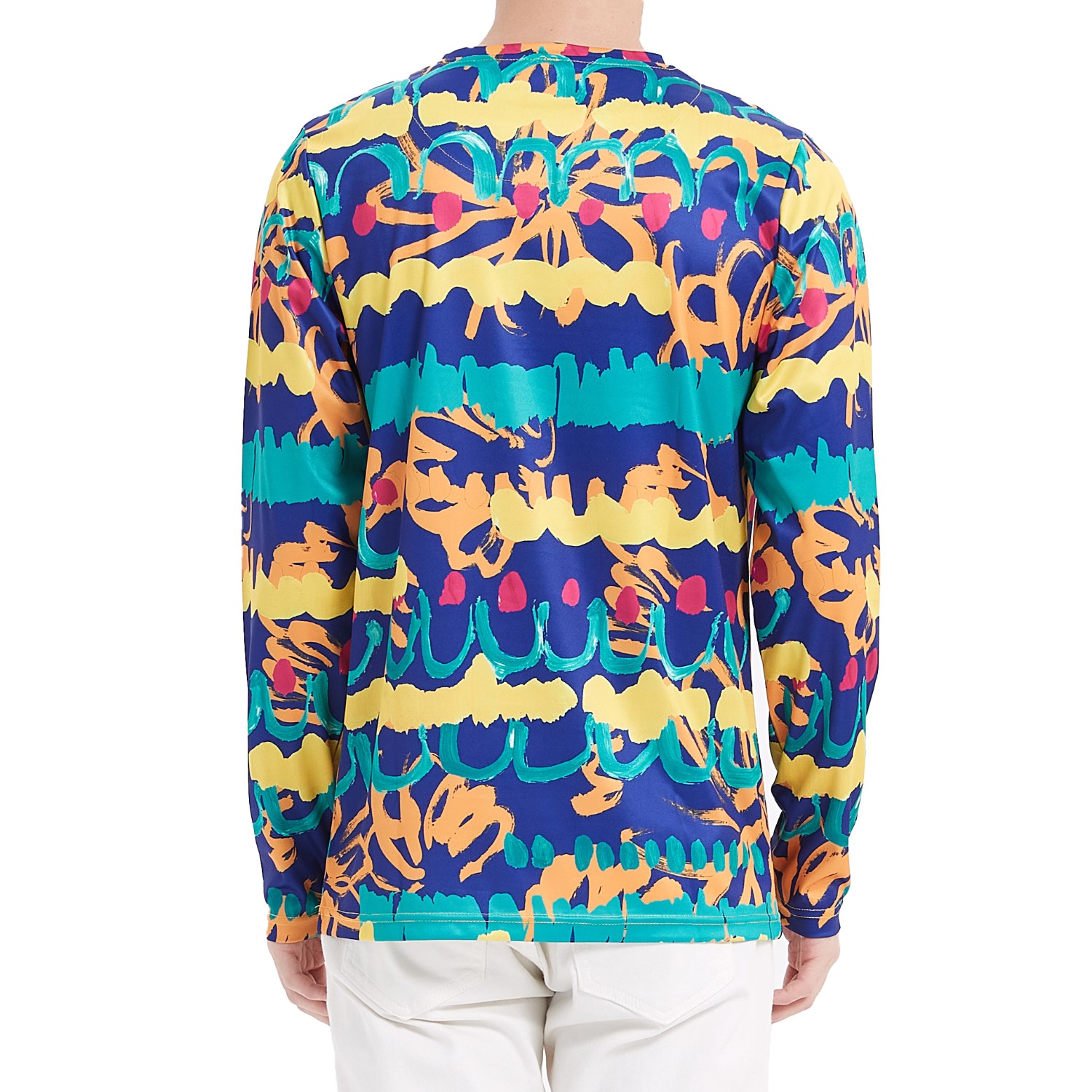 Unisex 180 GSM Spandex Milk Silk Sublimation Performance Long Sleeve T-shirt 5