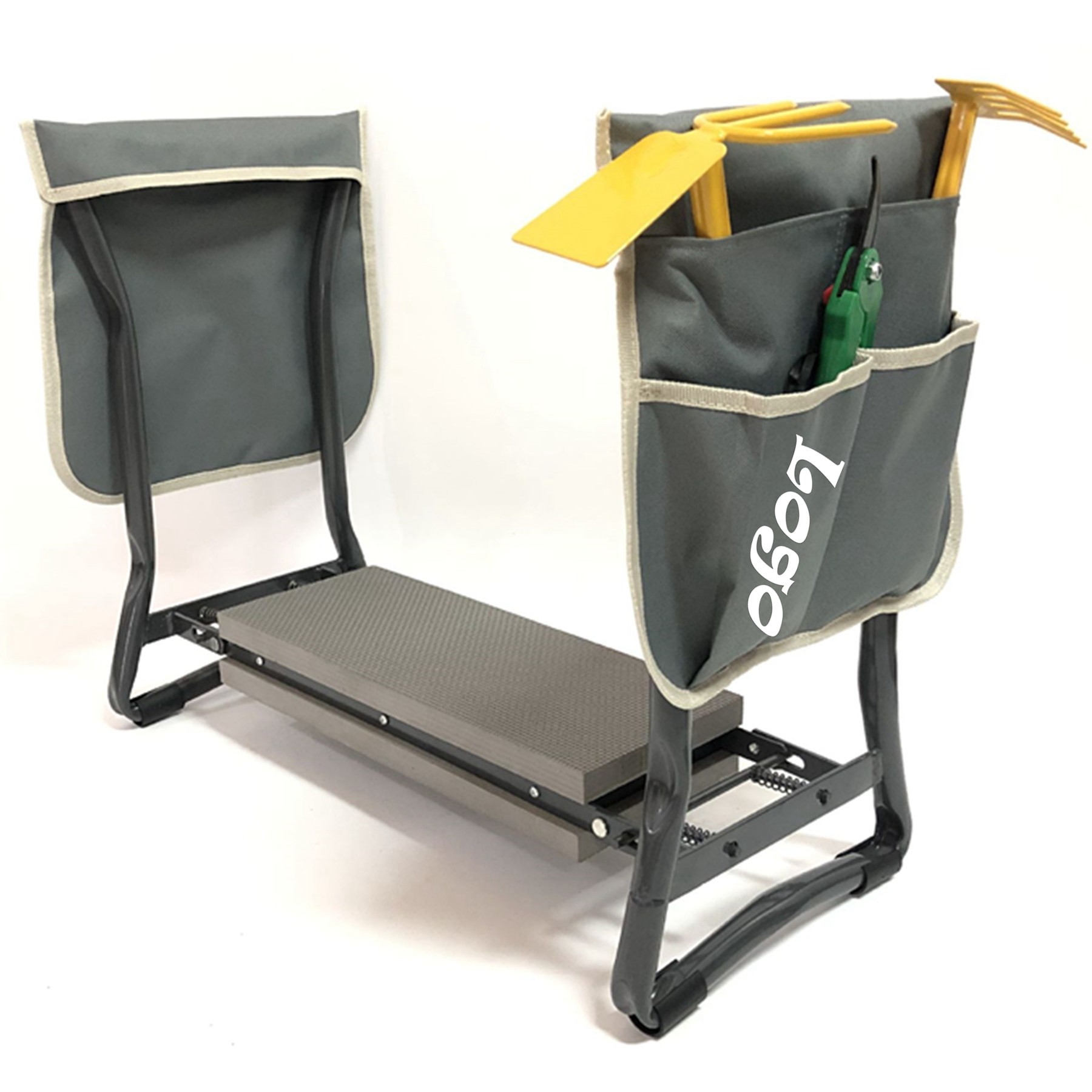 Garden Kneeler And Seat with Tool Pouch 2