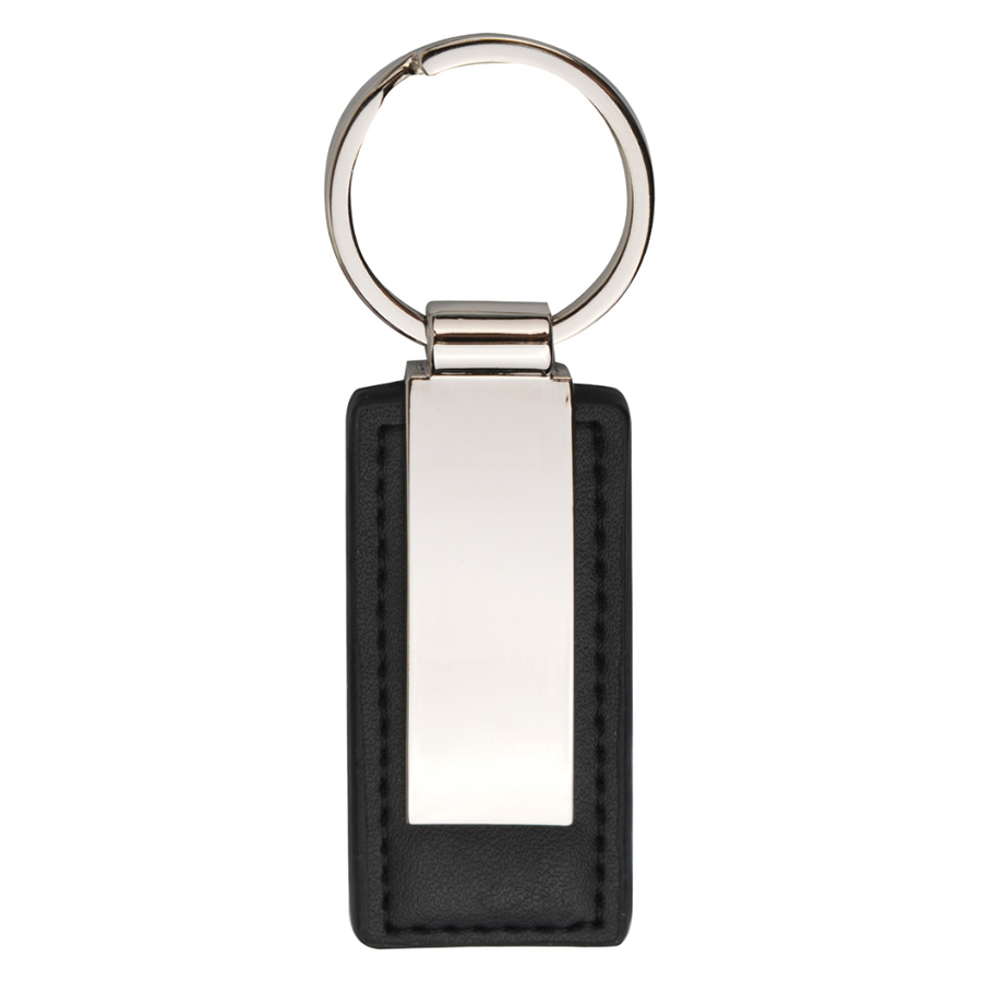 Custom Leatherette Metal Keychain 7