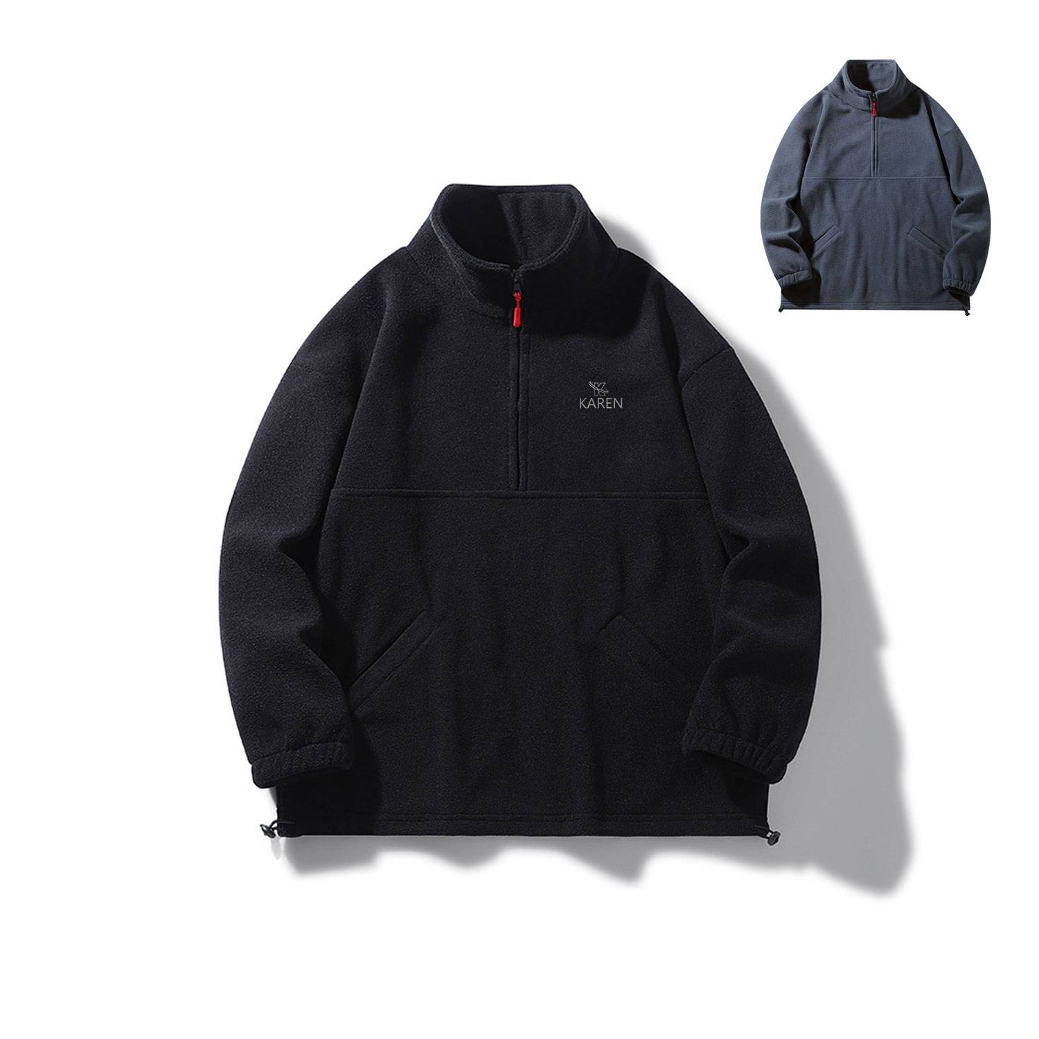 1/2-Zip Fleece Pullover Jacket 1
