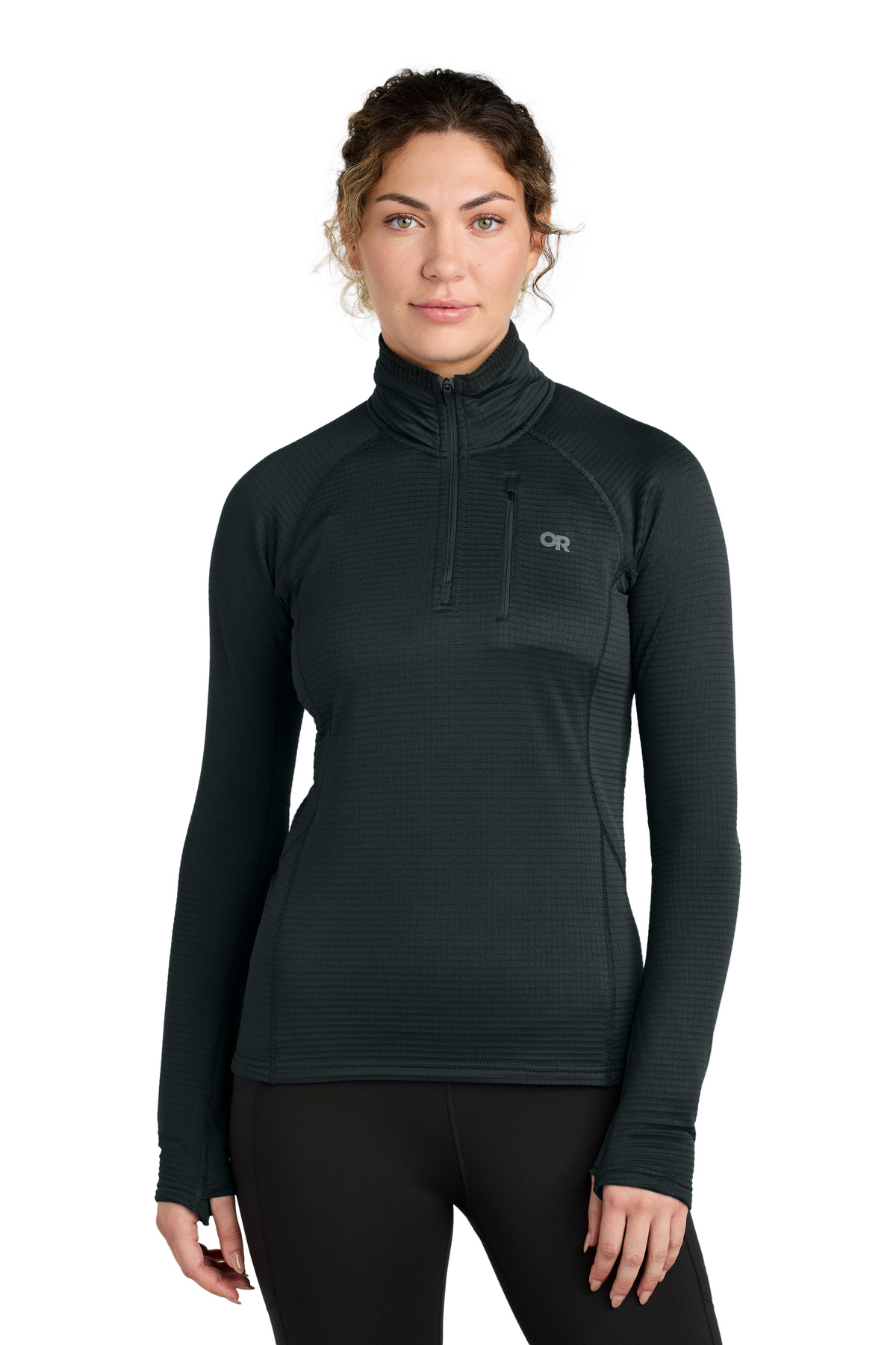 LIMITED EDITION Outdoor Research Women's Tech Grid 1/4-Zip Fleece OR322263 10