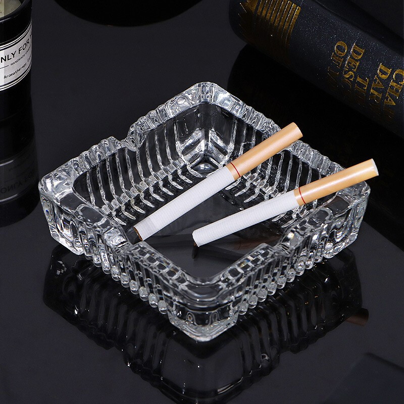 Square Glass Ashtray 2