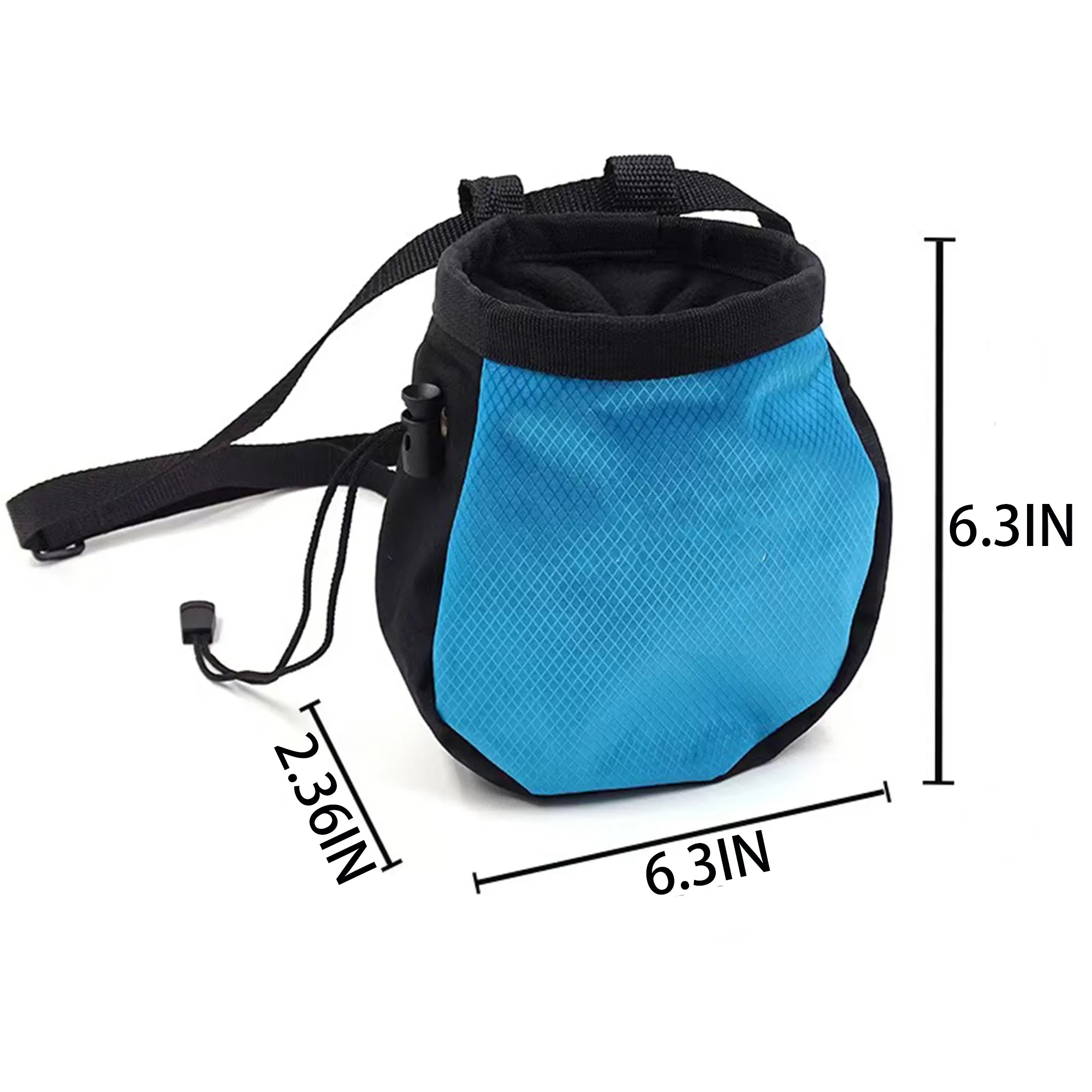 Rock Climbing Single And Double Pole Magnesium Chalk Bag 4